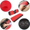image10L0L Universal Golf Cart Rear Seat Cover Dress UP Older Golf Cart Durable Breathable Material Fit Like a Glove for Yamaha EZGO and Club Car Easy to InstallRed  Black