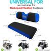 image10L0L Universal Golf Cart Rear Seat Cover Dress UP Older Golf Cart Durable Breathable Material Fit Like a Glove for Yamaha EZGO and Club Car Easy to InstallBlack and Blue