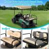 image10L0L Universal Golf Cart Rear Seat Cover Dress UP Older Golf Cart Durable Breathable Material Fit Like a Glove for Yamaha EZGO and Club Car Easy to InstallGray and Beige