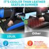 image10L0L Universal Golf Cart Rear Seat Cover Dress UP Older Golf Cart Durable Breathable Material Fit Like a Glove for Yamaha EZGO and Club Car Easy to InstallBlack and Blue