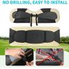 image10L0L Universal Golf Cart Rear Seat Cover Dress UP Older Golf Cart Durable Breathable Material Fit Like a Glove for Yamaha EZGO and Club Car Easy to InstallBlack and Beige