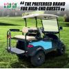 image10L0L Universal Golf Cart Rear Seat Safety Grab Bar Fits for Club Car DS Precedent EZGO TXT RXV