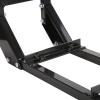 image10L0L Universal Golf Cart Rear Seat Safety Grab Bar and Golf Cart Trailer Hitch with Safety Triangles Red Directive Design Fits for Yamaha Club Car EZGO
