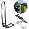 image10L0L Universal Golf Cart Rear Seat Safety Grab Bar and Trailer Hook Hitch with Receiver for Yamaha EZGO Club Car Heavy Duty Material Hand Rail Add Safety to Your Rear Passengers  Black