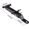 image10L0L Universal Golf Cart Rear Seat Safety Grab Bar and Trailer Hook Hitch with Receiver for Yamaha EZGO Club Car Heavy Duty Material Hand Rail Add Safety to Your Rear Passengers  Black