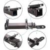 image10L0L Universal Golf Cart Rear Seat Safety Grab Bar and Trailer Hook Hitch with Receiver for Yamaha EZGO Club Car Heavy Duty Material Hand Rail Add Safety to Your Rear Passengers  Black
