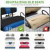 image10L0L Universal Golf Cart Seat Covers Dress UP Older Golf Cart Durable Breathable Material Fit Like a Glove for EZGO TXT RXV Club Car DS Easy to InstallBlack and Blue