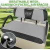 image10L0L Universal Golf Cart Seat Covers Dress UP Older Golf Cart Durable Breathable Material Fit Like a Glove for EZGO TXT RXV Club Car DS Easy to InstallLight Gray