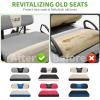 image10L0L Universal Golf Cart Seat Covers Dress UP Older Golf Cart Durable Breathable Material Fit Like a Glove for EZGO TXT RXV Club Car DS Easy to InstallGray and Beige