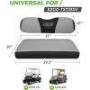 image10L0L Universal Golf Cart Seat Covers Dress UP Older Golf Cart Durable Breathable Material Fit Like a Glove for EZGO TXT RXV Club Car DS Easy to InstallLight Gray