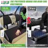 image10L0L Universal Golf Cart Seat Covers Dress UP Older Golf Cart Durable Breathable Material Fit Like a Glove for EZGO TXT RXV Club Car DS Easy to InstallBlack and Beige