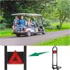 image10L0L Universal Safety Golf Cart Rear Grab Bar and Trailer Hook with Receiver Fit for The Back Seat of Club Car EZGO and Other