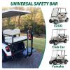 image10L0L Universal Safety Golf Cart Rear Grab Bar and Trailer Hook with Receiver Fit for The Back Seat of Club Car EZGO and Other