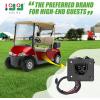 imageGolf Cart 48V Battery Charger Receptacle or Plug for EZGO RXV ampamp TXT 2008up Electric EZGO 2Five 2010up DeltaQ Charging Receptacle OEM 602529