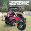 imageUniversal Golf Cart SS Wheel Alloy Center Covers 81012 Inch Material Aluminum P110ss Fit for Club CarEZGO 4pcs
