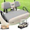 image10L0L Universal Golf Cart Seat Covers Dress UP Older Golf Cart Durable Breathable Material Fit Like a Glove for EZGO TXT RXV Club Car DS Easy to InstallGray and Beige