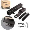 imageGolf Cart Trailer Hitch Deluxe Kit Backseat Footrest with 2in Receiver HighStrength Universal Fit for Yamaha Club Car EZGO