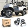 imageUniversal Golf Cart SS Wheel Alloy Center Covers 81012 Inch Material Aluminum P110ss Fit for Club CarEZGO 4pcs