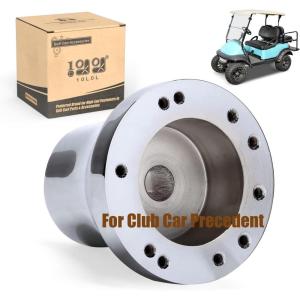 image10L0L Golf Cart Steering Wheel Adapter Fits for for Yamaha G2G29 DriveDrive 2 56 Holes Golf Cart Steering Wheel  BlackClub Car PrecedentTempoOnward  Sliver