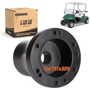image10L0L Golf Cart Steering Wheel Adapter Fits for for Yamaha G2G29 DriveDrive 2 56 Holes Golf Cart Steering Wheel  BlackEZGO TXTRXVValorMarathonShuttle  Black