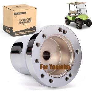 image10L0L Golf Cart Steering Wheel Adapter Fits for for Yamaha G2G29 DriveDrive 2 56 Holes Golf Cart Steering Wheel  BlackYamaha G2G29 DriveDrive 2  Sliver