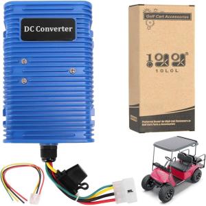 image10L0L Golf Cart Voltage Reducer 36V 48V to 12V 30A 350W Universal DC Step Down Converter Regulator Transformer for Yamaha EZGO Club Car