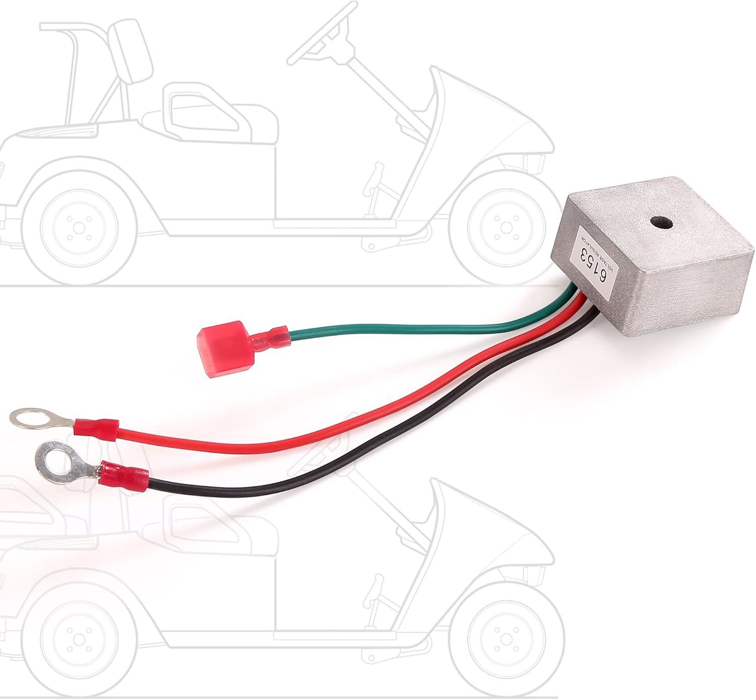 image10L0L 27739G01 Golf Cart Voltage Regulator Rectifier for EZGO TXTMedalist Gas 1994up Club Car 19841991 and ColumbiaParCar 19821994 Replaces OEM 27739G01 435203