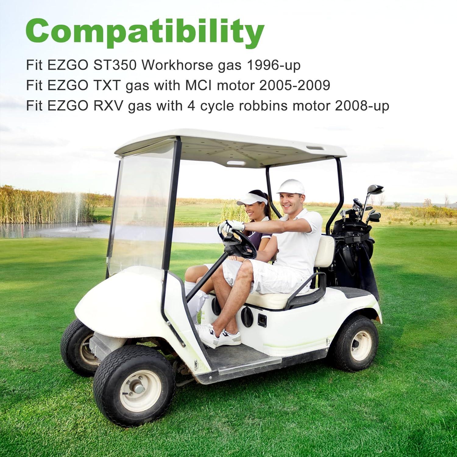 image10L0L Golf Cart Tune Up Kit for EZGO TXT 20052009 WMCI Motor RXV 2008up WRobbins Engine ST350 Workhorse 1996up Gas Vehicles Air Oil Fuel Filter Spark Plug Replacement Kit