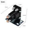 image10L0L 12V 4 Terminal Solenoid Relay for EZGO TXT Marathon Gas Golf Cart 19791994 Replace OEM 16542G1 16542G1 1133