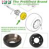 image10L0L 2 Pack Golf Cart Brake Drum for Yamaha G1G29 1978Up Gas or Electric Golf Cart Brake Hubs for Club Car DS 19811994 Club Car Tempo 2018Up OEM JU0G65210000J55G652100 1011137