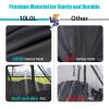 image10L0L 2 Passenger Golf Cart Driving Enclosure for Club Car DS and Precedent Model 4Sided Clear Window 600D Rain Cover All Weather Windproof Waterproof