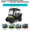 image10L0L 2 Passenger Golf Cart Driving Enclosure for Club Car DS and Precedent Model 4Sided Clear Window 600D Rain Cover All Weather Windproof Waterproof