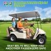 image10L0L 4 Passenger 22 Golf Cart Seat Belt Kit for EZGO Yamaha Club Car Fits Front Rear Seat with Bracket2 pointUniversal