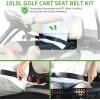 image10L0L 4 Passenger 22 Golf Cart Seat Belt Kit for EZGO Yamaha Club Car Fits Front Rear Seat with Bracket2 pointUniversal