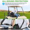 image10L0L 4 Passenger 22 Golf Cart Seat Belt Kit for EZGO Yamaha Club Car Fits Front Rear Seat with Bracket3 pointfits EZGO TXT  Club Car DS  Precedent