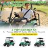 image10L0L 4 Passenger 22 Golf Cart Seat Belt Kit for EZGO Yamaha Club Car Fits Front Rear Seat with Bracket3 pointfits EZGO TXT  Club Car DS  Precedent