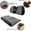 image10L0L 4 Passenger Golf Cart Seat Covers Front Rear Seat Cover Set for Yamaha G29 Drive Club Car Precedent and Club Car DS Model Made of 3D Air Mesh Polyester Fabric Breathable Washable  GreyGrey  Black