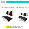 image10L0L 4 Passenger Golf Cart Seat Covers Front Rear Seat Cover Set for Yamaha G29 Drive Club Car Precedent and Club Car DS Model Made of 3D Air Mesh Polyester Fabric Breathable Washable  GreyBlack  Beige