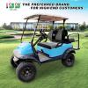 image10L0L 4 Passenger Golf Cart Seat Covers Front Rear Seat Cover Set for Yamaha G29 Drive Club Car Precedent and Club Car DS Model Made of 3D Air Mesh Polyester Fabric Breathable Washable  GreyGrey  Black