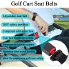 image10L0L 42quot Golf Cart Seat Belts Kit with Bracket 35quot x 69quot Universal Fits 2 Passenger EZGO TXT Yamaha Club Car DS Precedent 2 Seat Belt