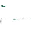 image10L0L 63 Inch Transmission Shift Forward Reverse Cable for Club Car DS Gas Golf Cart 19841997 Replace OEM 1013085
