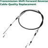 image10L0L 63 Inch Transmission Shift Forward Reverse Cable for Club Car DS Gas Golf Cart 19841997 Replace OEM 1013085