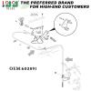 image10L0L 66 Inch Transmission Forward Reverse PushPull Shifter Cable for EZGO TXT MPT 8001200 ST Series 2004up Gas Golf Cart Replace OEM 602891