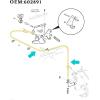 image10L0L 66 Inch Transmission Forward Reverse PushPull Shifter Cable for EZGO TXT MPT 8001200 ST Series 2004up Gas Golf Cart Replace OEM 602891