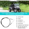 image10L0L 66 Inch Transmission Forward Reverse PushPull Shifter Cable for EZGO TXT MPT 8001200 ST Series 2004up Gas Golf Cart Replace OEM 602891