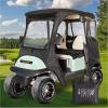 image10L0L Deluxe 2 Passenger Enclosure for Club Car Precedent Onward ampamp Tempo Golf Cart 4Sided Clear PVC Window Rain Cover with Zipper Entry