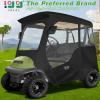 image10L0L Deluxe 2 Passenger Enclosure for Club Car Precedent Onward ampamp Tempo Golf Cart 4Sided Clear PVC Window Rain Cover with Zipper Entry