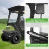 image10L0L Deluxe 2 Passenger Enclosure for Club Car Precedent Onward ampamp Tempo Golf Cart 4Sided Clear PVC Window Rain Cover with Zipper Entry