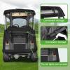 image10L0L Deluxe 2 Passenger Enclosure for Club Car Precedent Onward ampamp Tempo Golf Cart 4Sided Clear PVC Window Rain Cover with Zipper Entry
