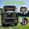 image10L0L Golf Cart 4 Passenger Driving Enclosure for Club Car DS 4Sided Clear Window Rain Cover All Weather Waterproof Windproof Snowproof
